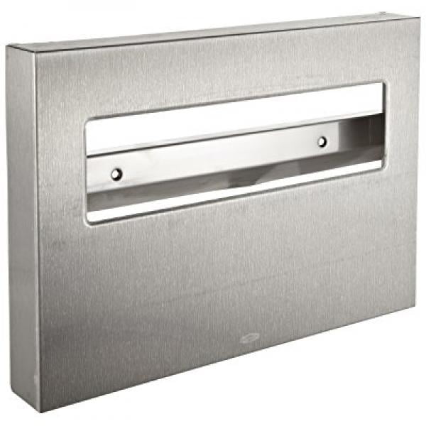 Satin Finish Pack of 3 15 3//4 x 2 x 11 Bobrick 221 Stainless Steel Toilet Seat Cover Dispenser